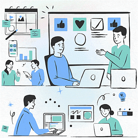 AI Technology Animation